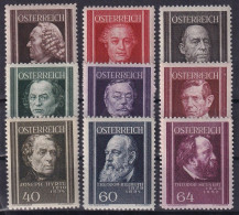 AUSTRIA 1937 - MNH - ANK 649-657 - Nuevos