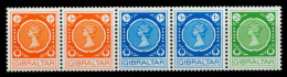 GIBRALTAR Nr 276 W5-278 W5 Postfrisch 5ER STR S04B386 - Gibraltar