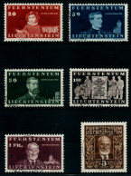 LIECHTENSTEIN 1940 Nr 186-191 Zentrisch Gestempelt X6A8E36 - Oblitérés