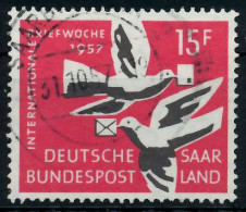 SAAR OPD 1957 Nr 408 Zentrisch Gestempelt X79C8FA - Used Stamps