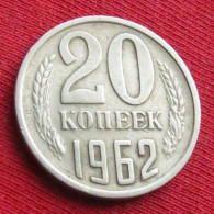 Russia 20 Kopecks 1962 Y# 132 Lt 429 Ussr Urss Russie Sowjetunion Rusia Kop. Kop Kopeek - Russia