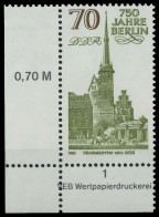 DDR 1986 Nr 3026 Postfrisch ECKE-ULI X0D26FE - Neufs