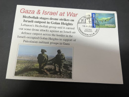 16-4-2024 (2 Z 12) GAZA - Hezbollah Stage Drone Strikes On Golan Heights (in Support Of Palestinian In Gaza) - Militaria