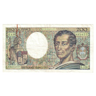 France, 200 Francs, Montesquieu, 1992, E.150883477, TB, Fayette:70.12c, KM:155b - 200 F 1981-1994 ''Montesquieu''