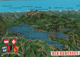 42455 - Bodensee - Übersicht - 2004 - Landkaarten