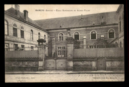 72 - MAMERS - ECOLE SUPERIEURE DE JEUNES FILLES - CACHET MILITAIRE AU VERSO 29E BATAILLON DE CHASSEURS A PIED - Mamers