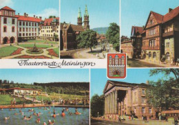 3120 - Meiningen - Schloss, Stadtkirche, Henneberger Haus, Schwimmbad, Theater - 1978 - Meiningen