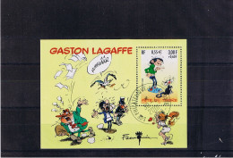 FRANCE - 2001 - Y&T Bloc N° 34 Fête Du Timbre Gaston Lagaffe Oblitéré Avec Sa Gomme 103942 - Nuevos