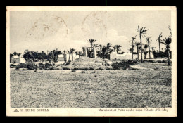 TUNISIE - ILE DE DJERBA - MARABOUT ET PUITS ARABE DANS L'OASIS D'EL-MAY - Tunisie