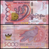 Kazakhstan 5000 Tenge (2023/2024), Paper AA Prefix, UNC - Kasachstan