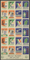Ireland  Political Label Sheetlet 1956 Irish Unity Seals MNH - Otros & Sin Clasificación