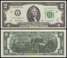 United States 2 Dollars 2017A, Paper, UNC - Biljetten Van De  Federal Reserve (1928-...)