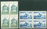 1957 TURKEY 750TH ANNIVERSARY OF THE BIRTH OF MEVLANA BLOCK OF 4 MNH ** - Nuovi