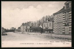 CPA Laroche-Migennes, La Mairie Et Les Ecoles  - Migennes