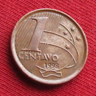 Brazil 1 Centavo 1998 KM# 647 Lt 1321 Brasil Bresil Brasile Brazilia - Brasil