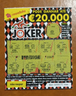 Loterie Instantanée Au Portugal.Joker - Lottery Tickets