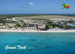 Turks And Caicos Grand Turk Cockburn Town Beach New Postcard - Turcas Y Caicos (Islas)