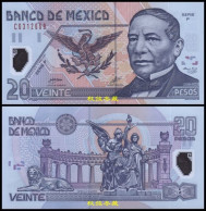 Mexico 20 Pesos (2001), Polymer, Serie P, Sign.4:Dib-Otero，UNC - Mexique