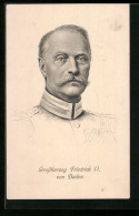 AK Portrait Grossherzog Friedrich II. Von Baden In Uniform  - Case Reali