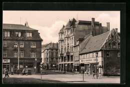 AK Zeitz, Blick In Die Fischstrasse  - Zeitz