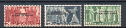 Switzerland 1944 Set Overprinted Service SDN Stamps (Michel 88/90) MNH - Dienstzegels