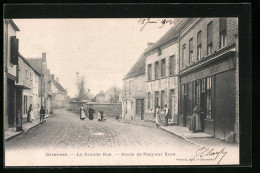 CPA Garennes, La Grande Rue, Route De Pacy-sur-Eure  - Pacy-sur-Eure