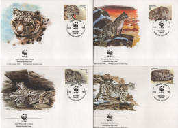 Kyrgyzstan 1994 WWF W. W. F. Panthera Uncia Snow Leopard Schneeleopard - FDC