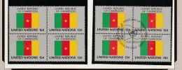 ONU " DRAPEAU CAMEROUN " Sur Lot (Bloc De 4 Timbres Neufs ** MNH + Bloc De 4 Timbres 1er Jour) Parf état. FDC à Saisir ! - Sonstige & Ohne Zuordnung