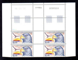 S.P.M. 1998 - PA  Yvert N° 78 -  Neuf **/ MNH - Bloc De 4 Coin Daté - Oiseaux Migrateurs, Birds - Ungebraucht