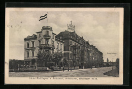 AK Wiesbaden, Hotel Reichspost, Reichshof, Nicolasstr. 16 /18  - Wiesbaden