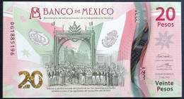 MEXICO $20 ! SERIES DG NEW 7-FEBR-2023 DATE ! Irene Espin. Sign. INDEPENDENCE POLYMER NOTE Read Descr. For Notes - Mexico