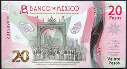 MEXICO $20 ! SERIES DG NEW 7-FEBR-2023 DATE ! Victoria Rod. Sign. INDEPENDENCE POLYMER NOTE Read Descr. For Notes - Messico