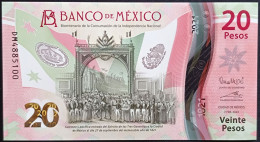 MEXICO $20 ! SERIES DM NEW 7-FEBR-2023 DATE ! Omar Mejia Sign. INDEPENDENCE POLYMER NOTE Read Descr. For Notes - Mexique