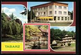 AK Tabarz, HO-Gaststätte Massemühle, HO-Hotel Tabarzer Hof  - Tabarz