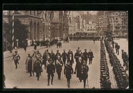 AK Zürich, Besuch Des Kaisers 1912, Strassenparade  - Case Reali