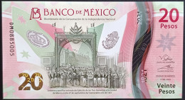 MEXICO $20 ! SERIES DM NEW 7-FEBR-2023 DATE ! Victoria Rod Sign. INDEPENDENCE POLYMER NOTE Read Descr. For Notes - Mexique