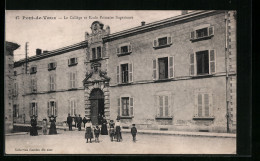 CPA Pont-de-Vaux, Le College Et Ecole Primaire Superieure  - Pont-de-Vaux