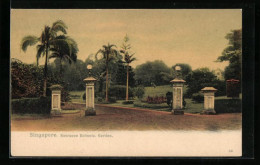 AK Singapore, Entrance Botanic Garden  - Singapour