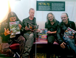 Article Papier 2 Pages MOTO JOURNAL METALLICA Octobre 2013 MJFL - Ohne Zuordnung