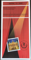 Brochure Brazil Edital 2009 13 Municipal Theater Of Rio De Janeiro Without Stamp - Covers & Documents