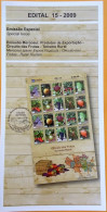 Brochure Brazil Edital 2009 15 Fruit Circuit Rural Tourism Strawberry Grape Without Stamp - Brieven En Documenten