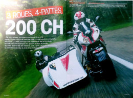 Article Papier 6 Pages SIDE-CAR BMW S1000 RR DJ SPORT Octobre 2013 MJFL - Non Classés