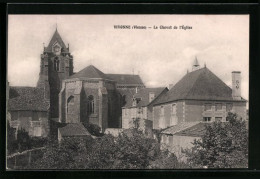 CPA Vivonne, Le Chevet De L`Église  - Vivonne