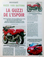 Article Papier MOTO GUZZI 1000 DAYTONA Octobre 1991 MJFL - Ohne Zuordnung