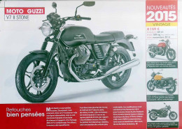 Article Papier MOTO GUZZI V7 II STONE Novembre 2014 MJFL - Unclassified