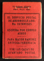 MEXICO 1929 BOOKLET - Cpl. W/ 10 1c. Postal Tax Stamps, Rare "ANUNCIADORA" Cover, See All Imgs. - Mexico