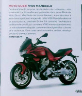 Article Papier MOTO GUZZI V100 MANDELLO Novembre 2021 FL-01 - Unclassified