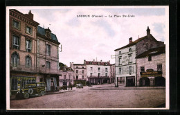 CPA Loudun, La Place Ste-Croix  - Loudun