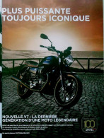 Publicité Papier  MOTO GUZZI V7 CENTENAIRE Novembre 2021 FL-01 - Advertising