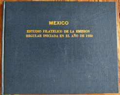 MEXICO 1950-1975 Stamp ISSUE Study Coronado A/o. 1972 Spanish Only, Hardbound, Numbered Book, Rare - Mexico